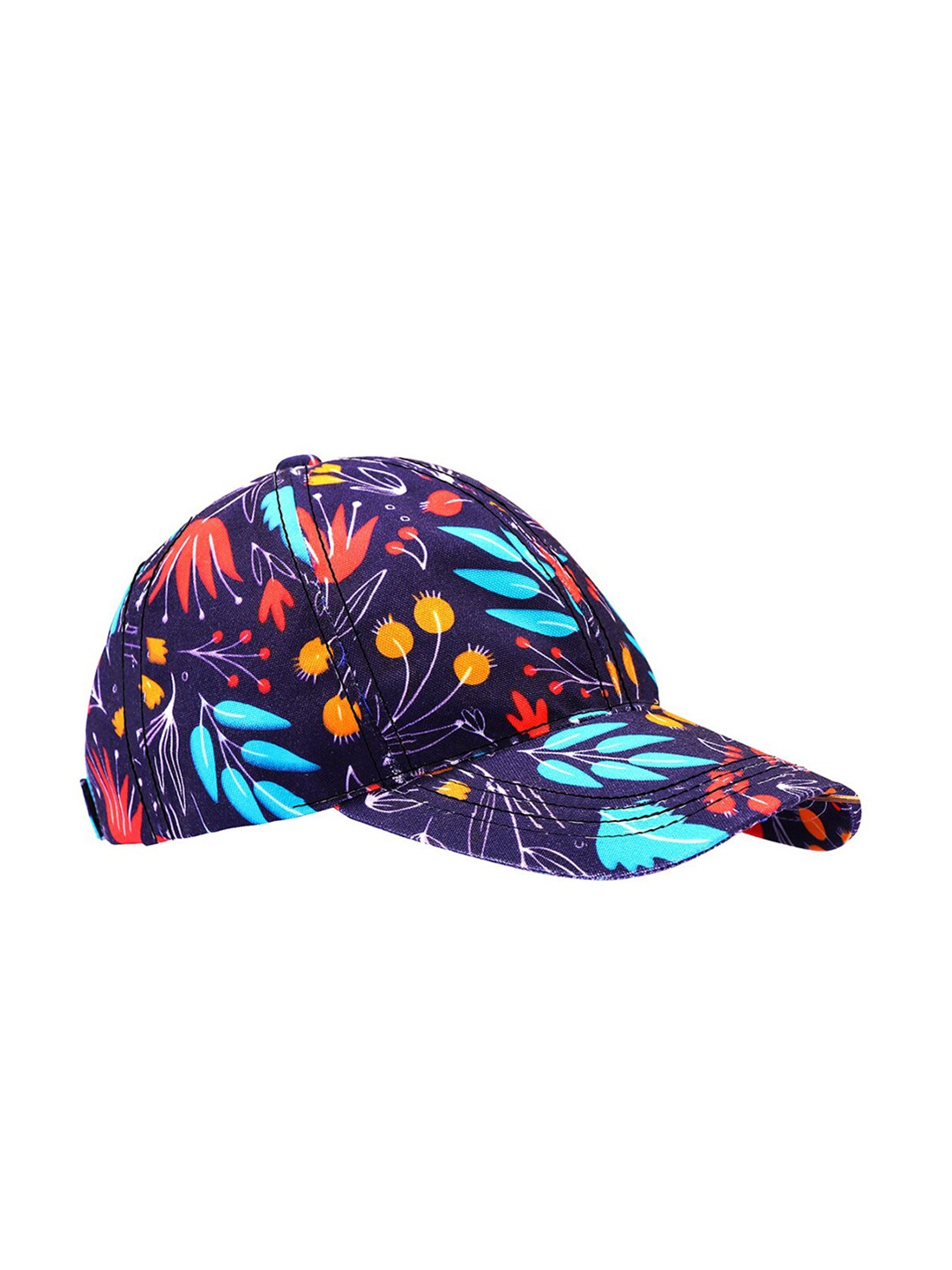 

Knotyy Printed Snapback Cap, Purple