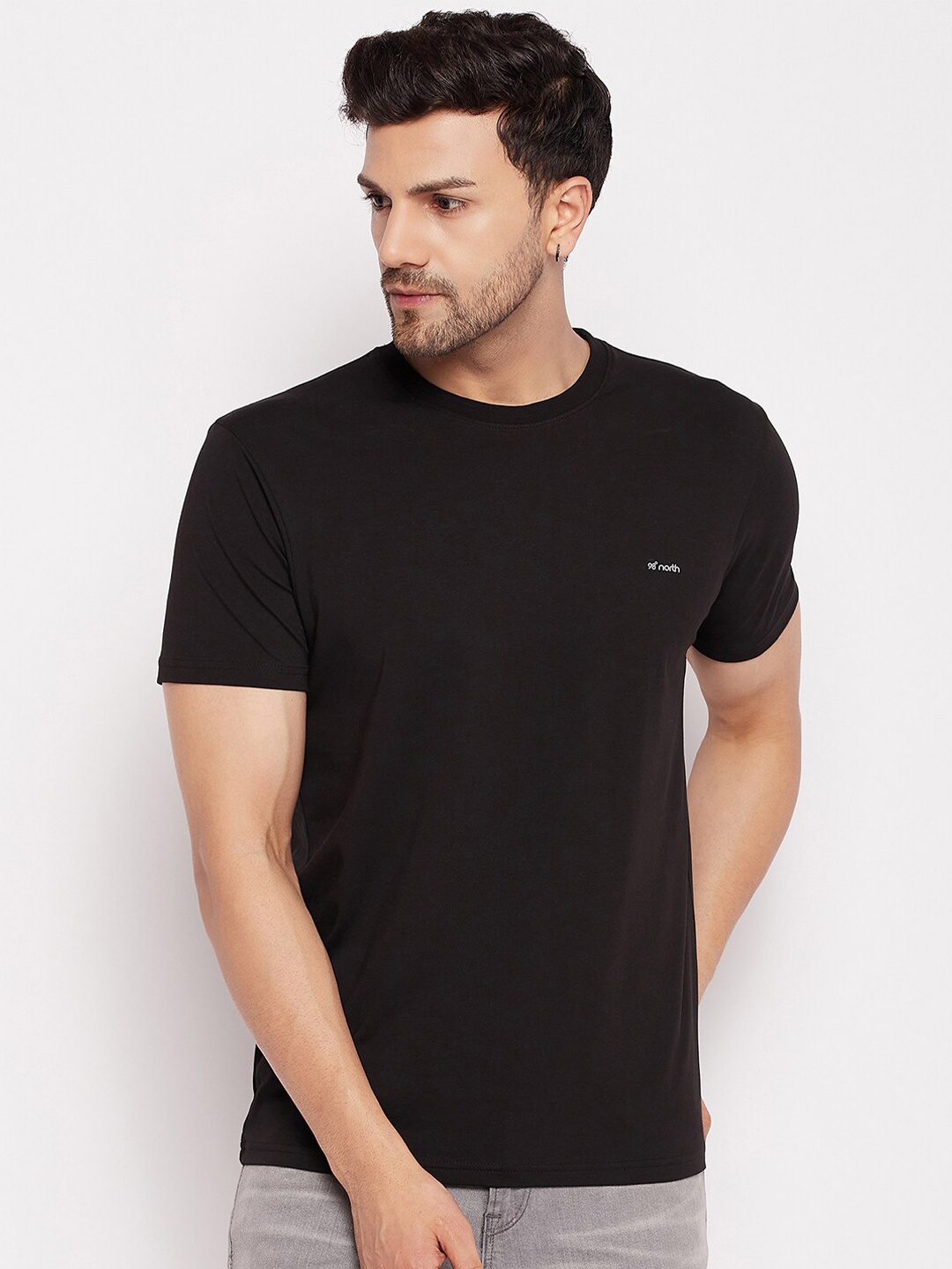 

98 Degree North Round Neck T-shirt, Black