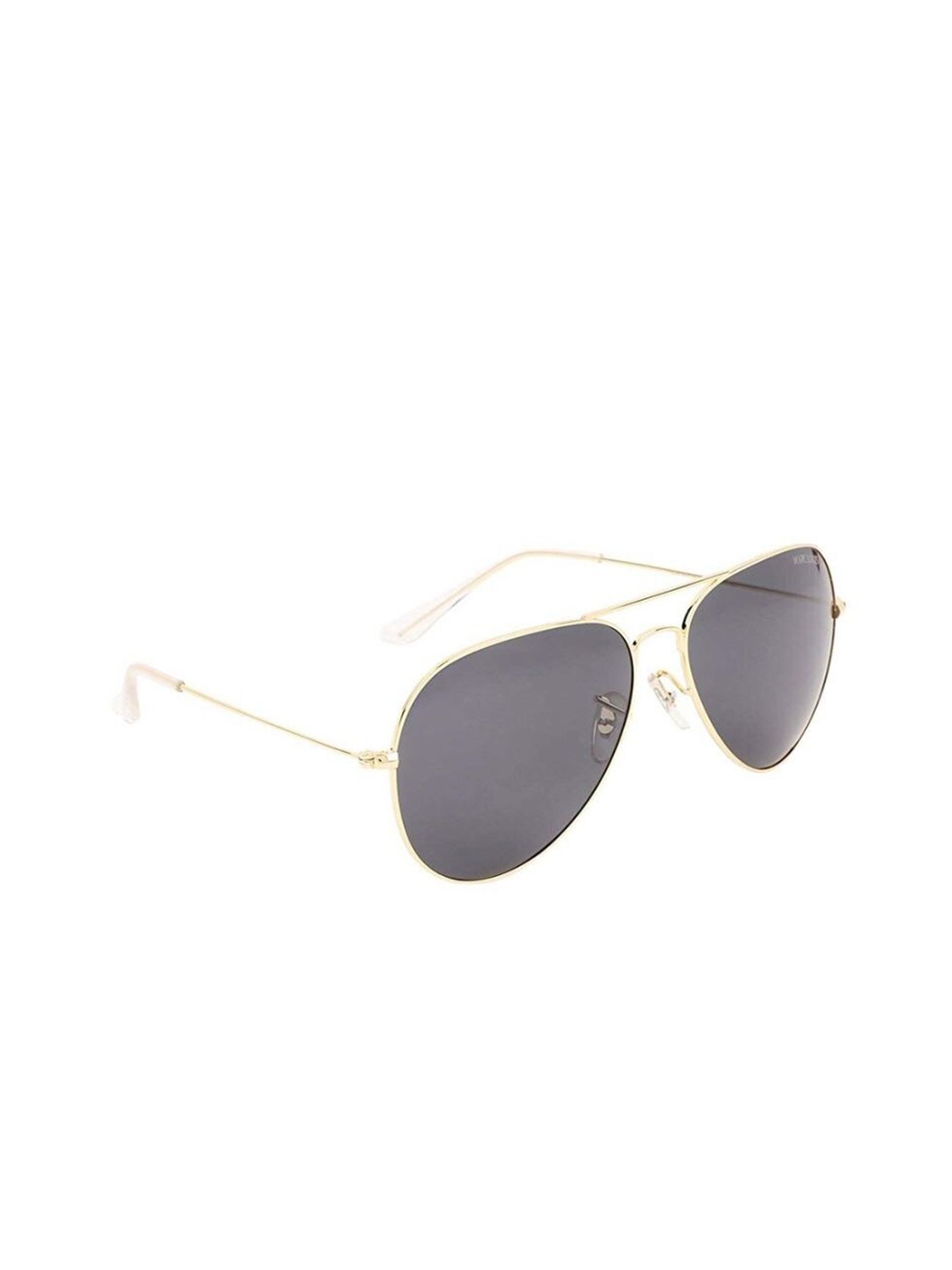 

MARC LOUIS Polarised Full Rim Aviator Sunglasses ML3026 Golden-Grey, Gold