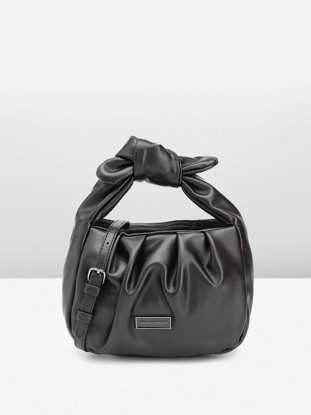 

Van Heusen Structured Handheld Bag, Black