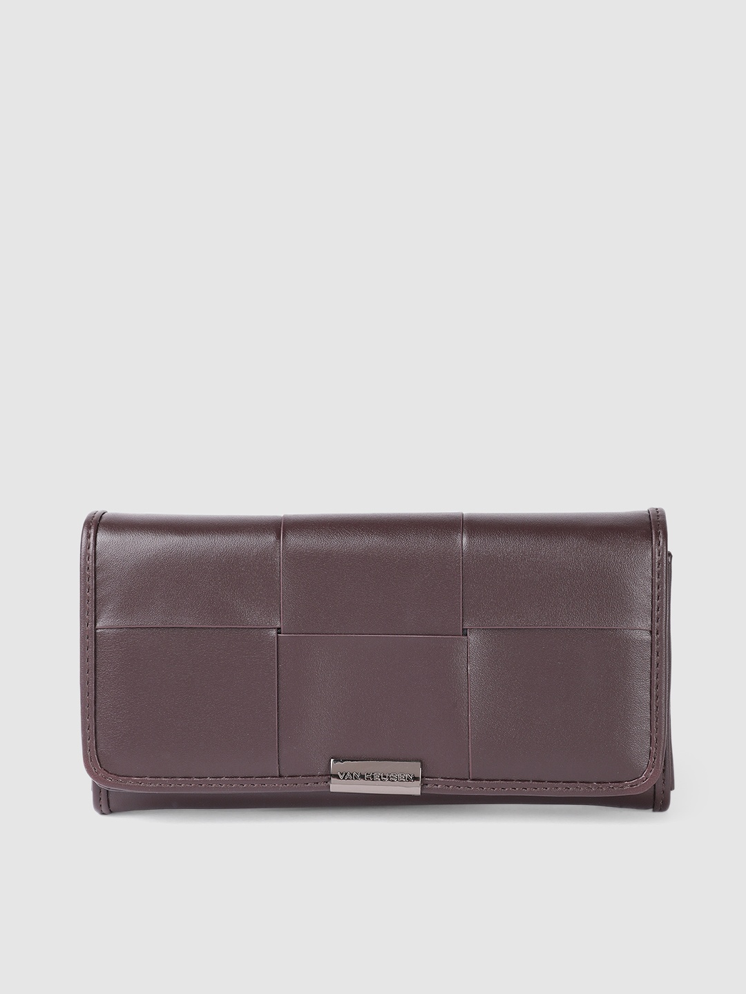

Van Heusen Women Solid Two Fold Wallet, Brown