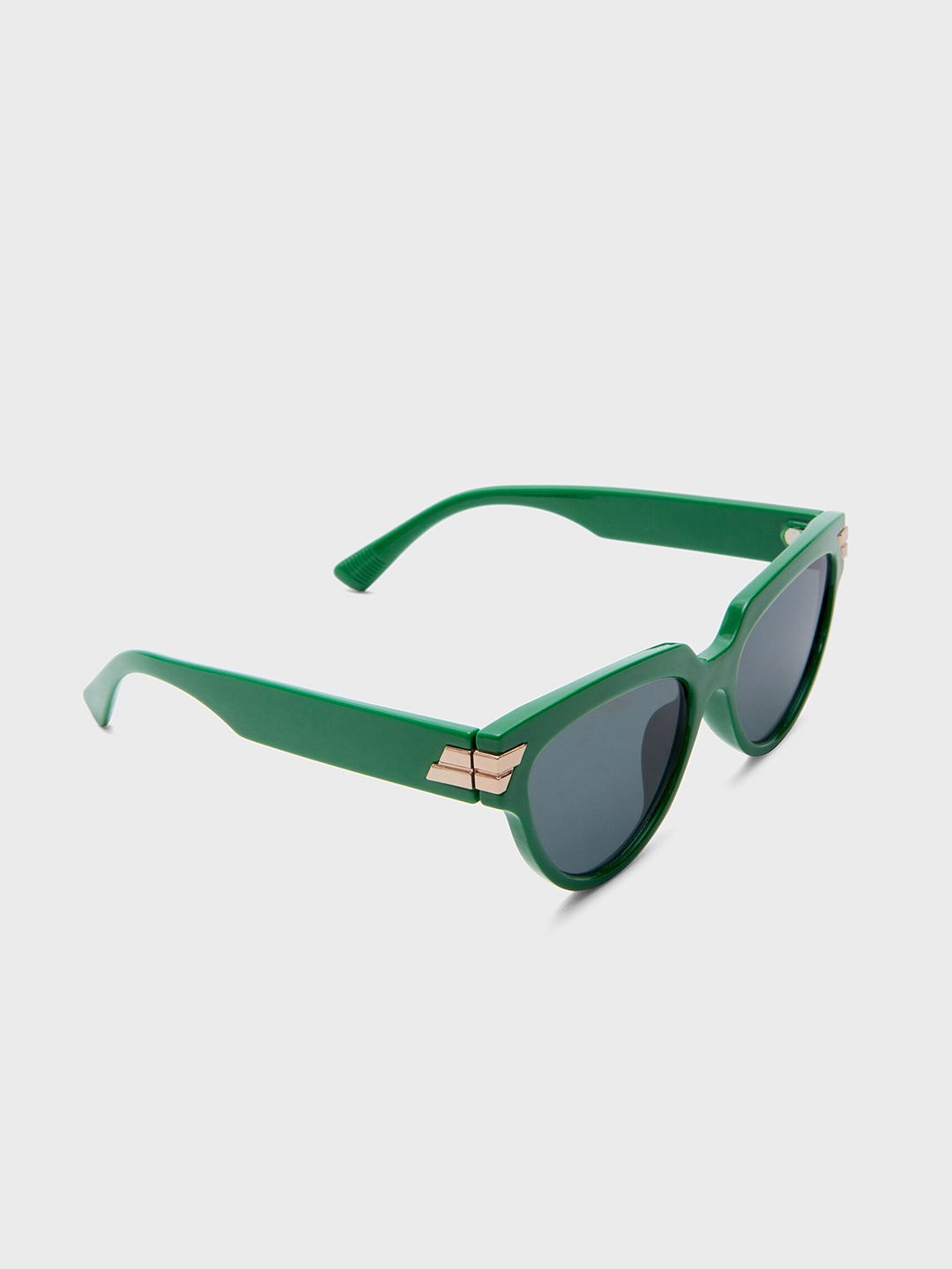 

20Dresses Women Green & Black Full Rim Cat Eye Essential Sunglasses SG010754