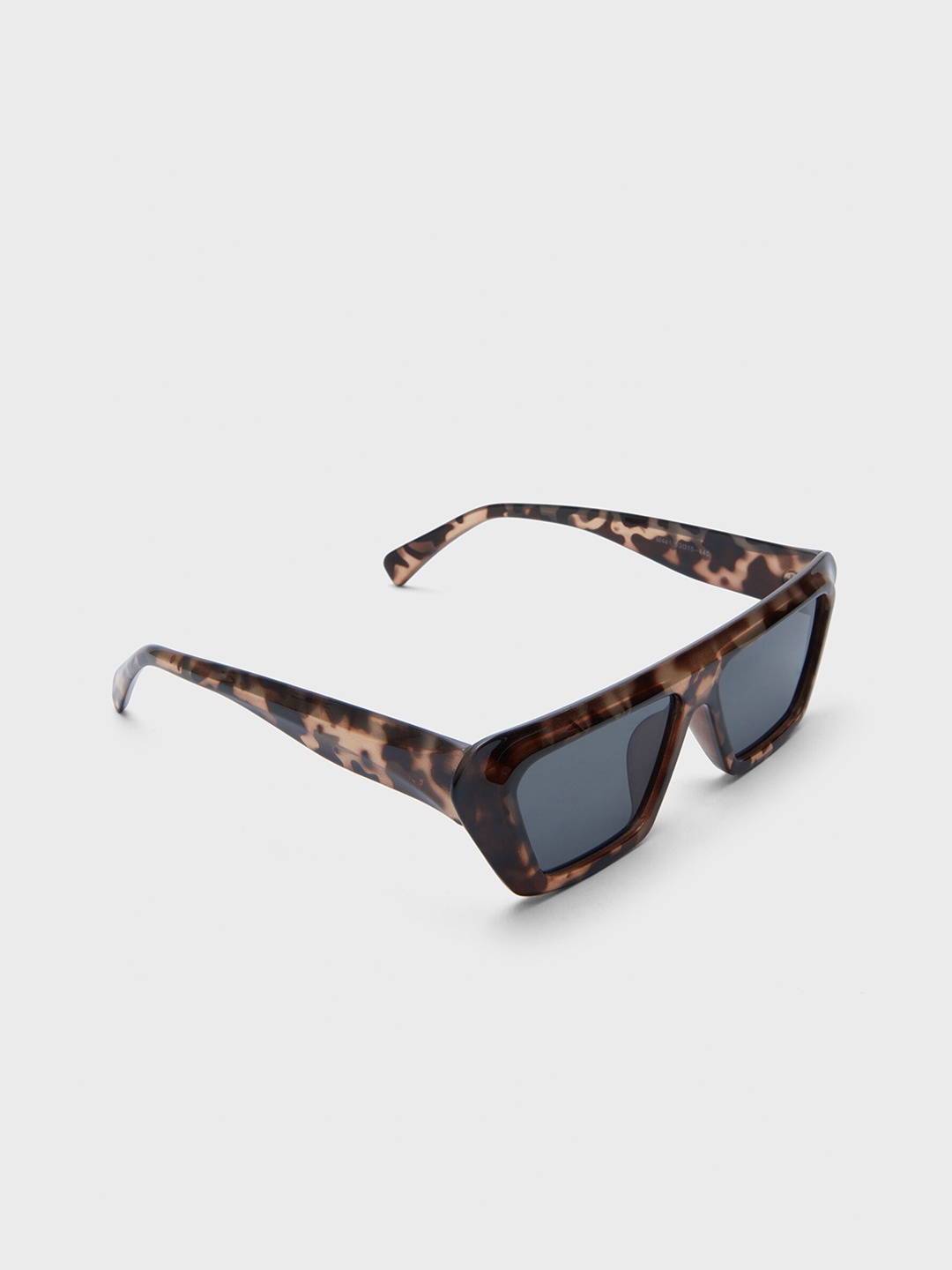 

20Dresses Women Brown & Grey Animal Printed Rectangular Sunglasses SG010776