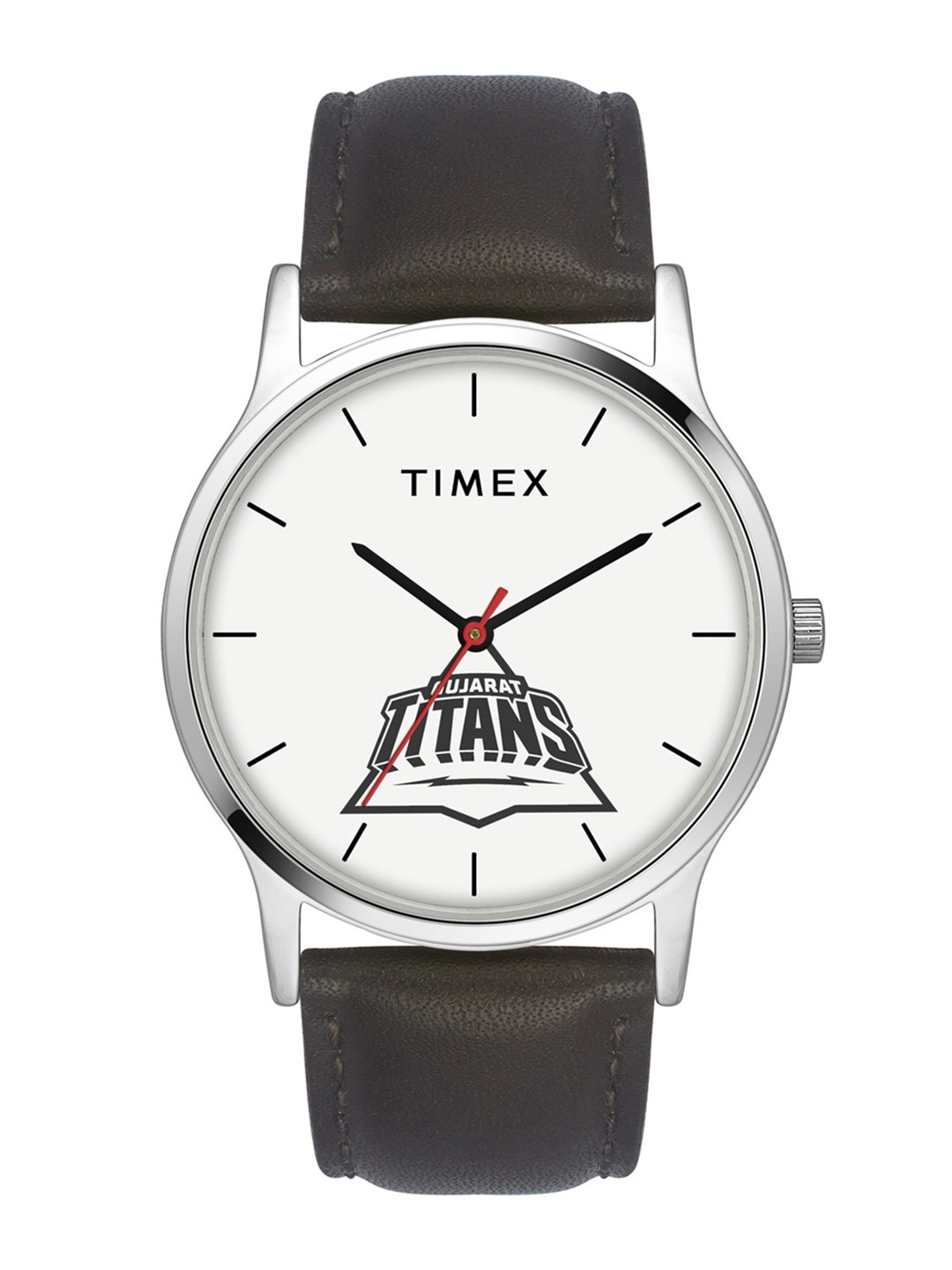 

Timex Men Brass Dial & Leather Straps Analogue Watch TW00ZR563, White