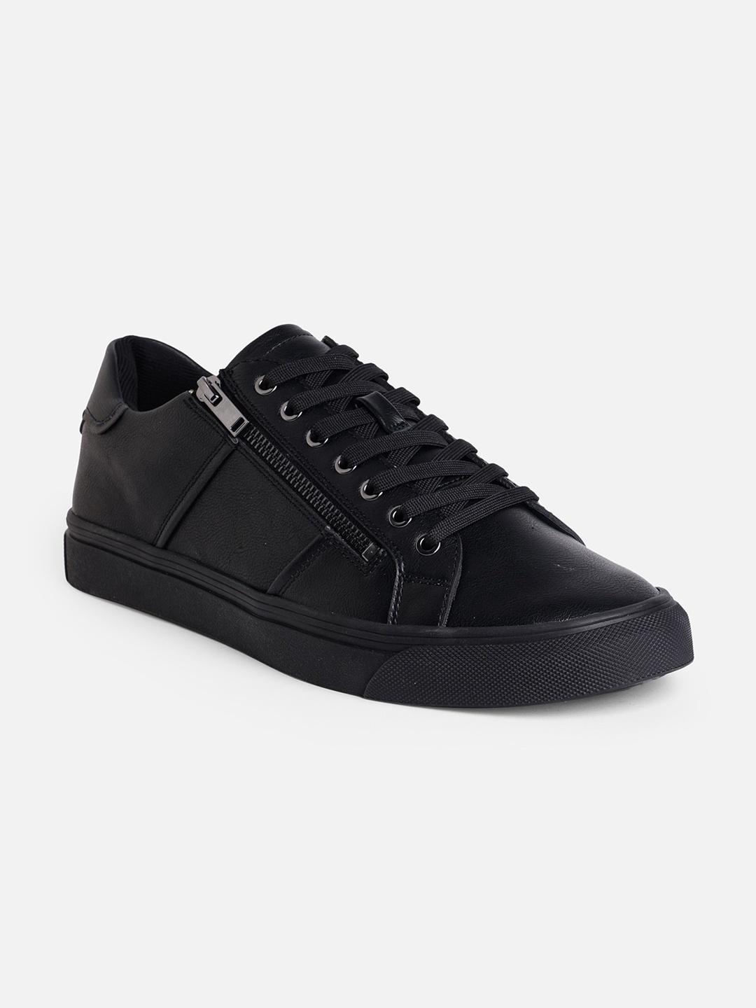 

ALDO Men Zip Detail Sneakers, Black