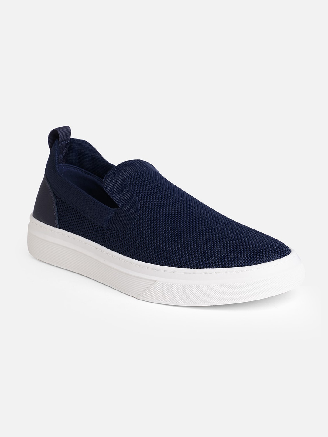 

ALDO Men Woven Design Slip-On Sneakers, Navy blue