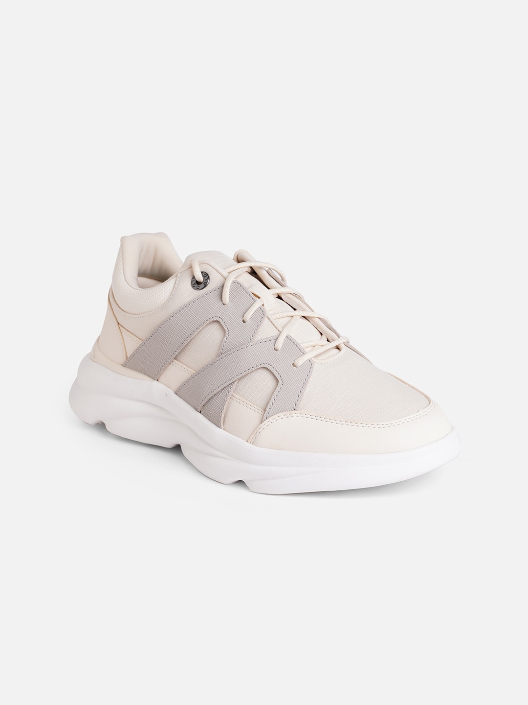 

ALDO Men Colourblocked Sneakers, Off white