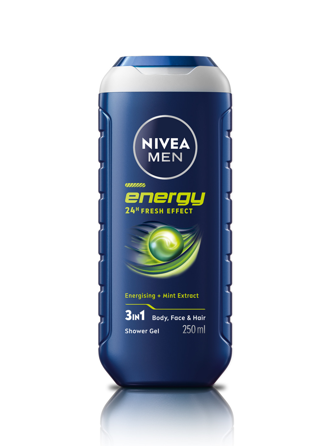 Nivea Men Energy Shower Gel for Body - Face - Hair 250 ml
