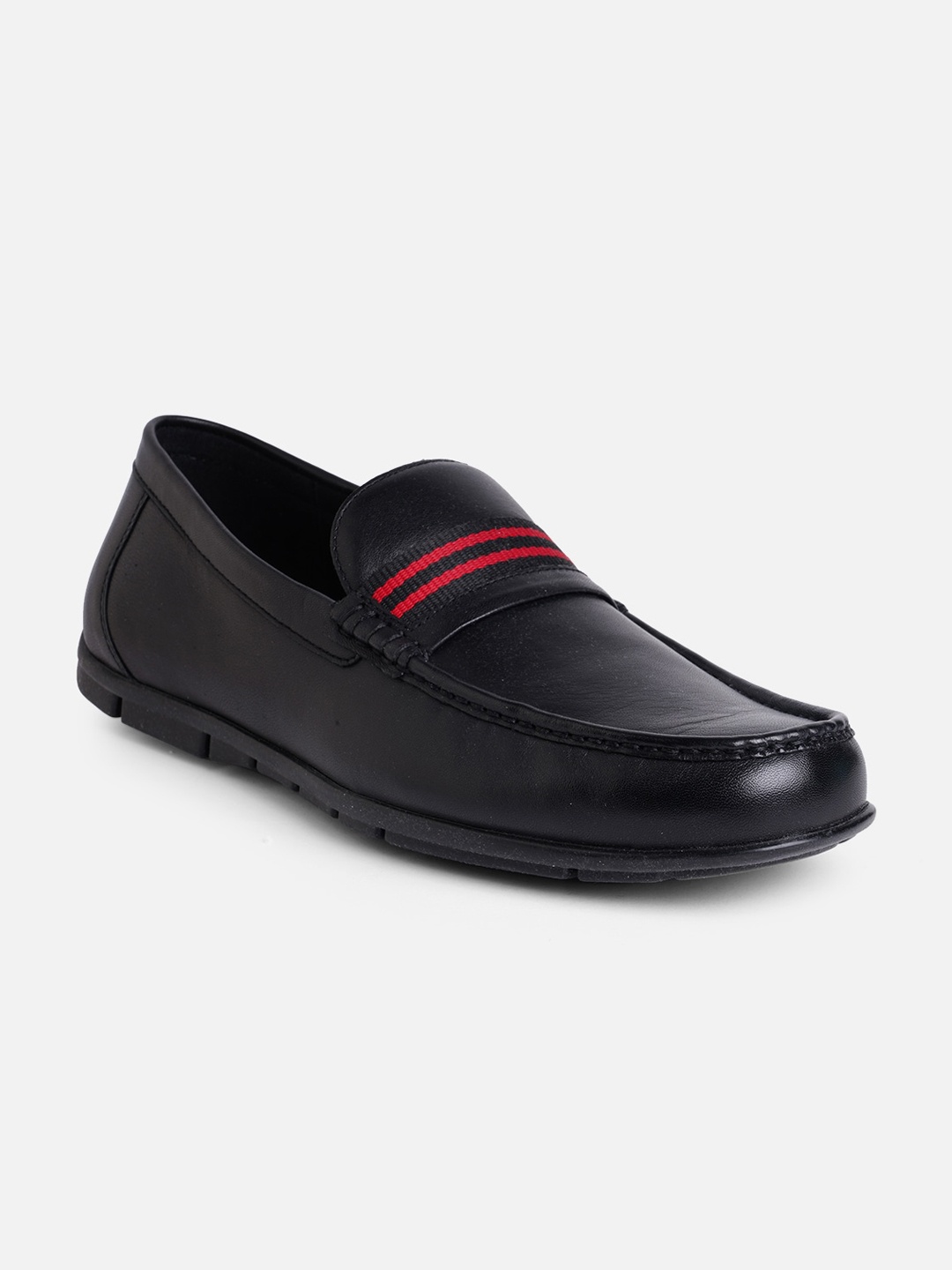 

ALDO Men Leather Penny Loafers, Black