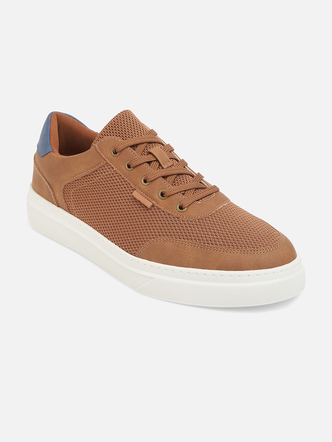 

ALDO Men Woven Design Sneakers, Tan