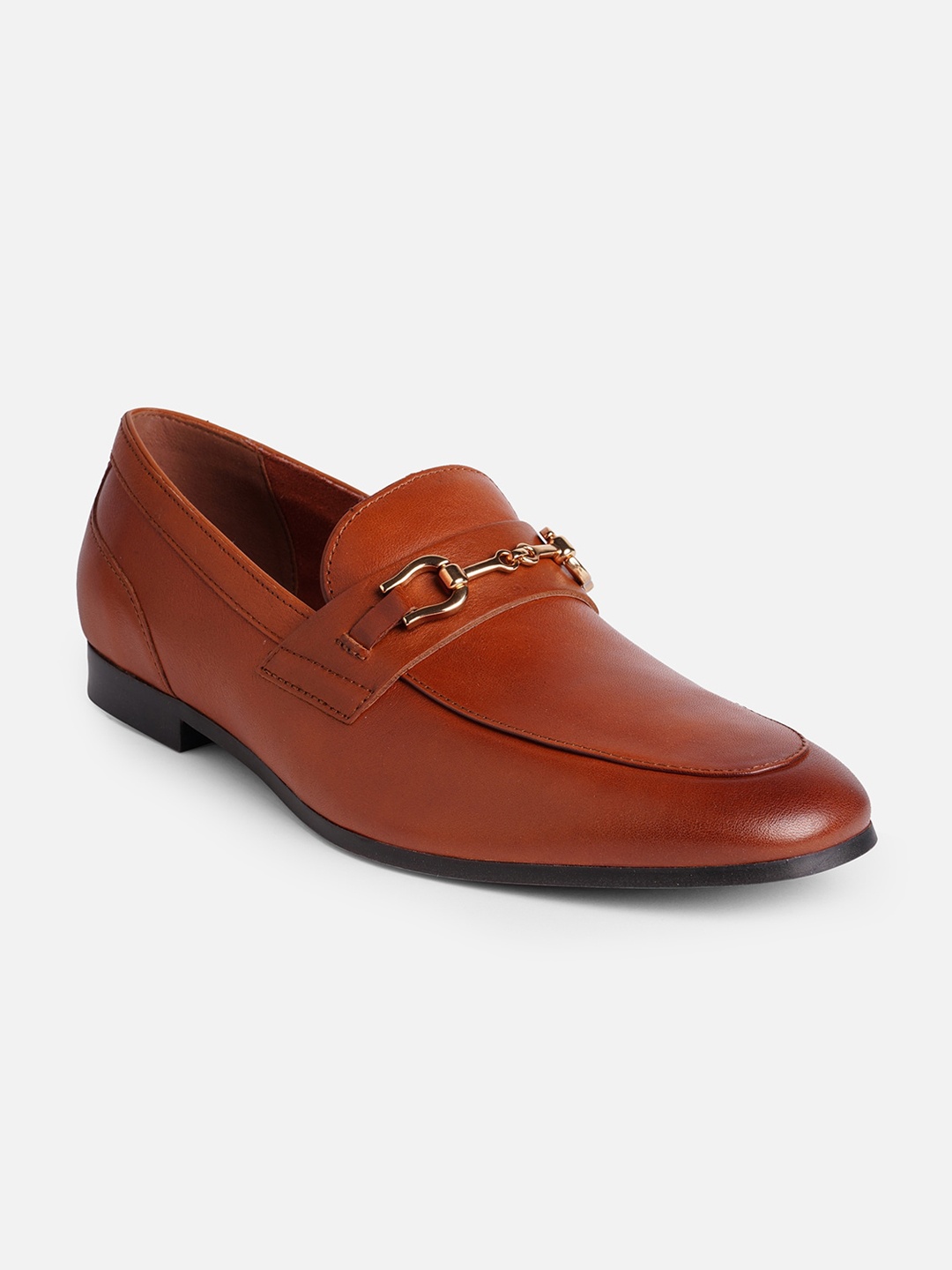 

ALDO Men Buckled Formal Loafers, Tan