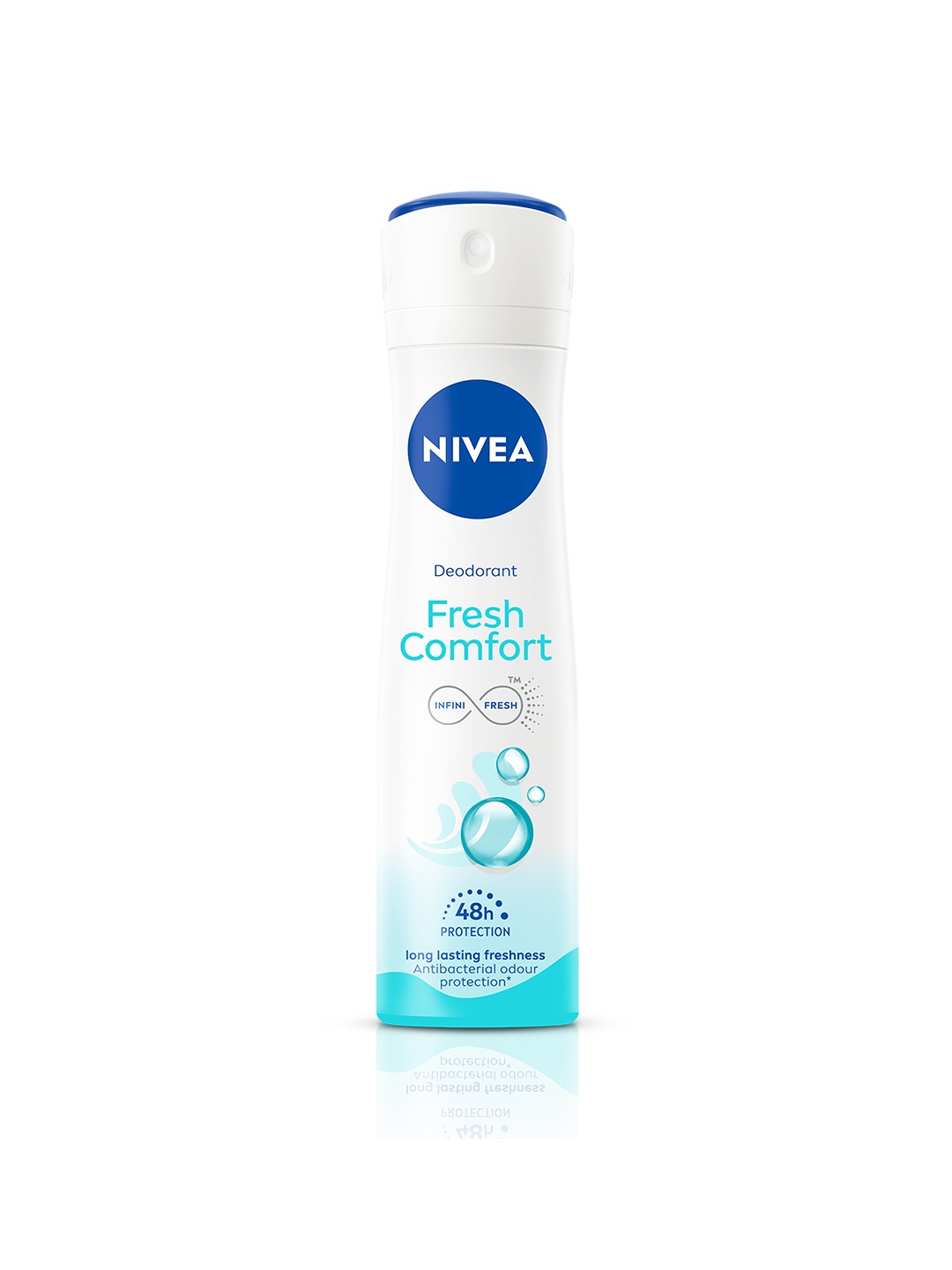 

Nivea Women Fresh Comfort 48h Deodorant Long Lasting Freshness & 48h Protection 150 ml, White