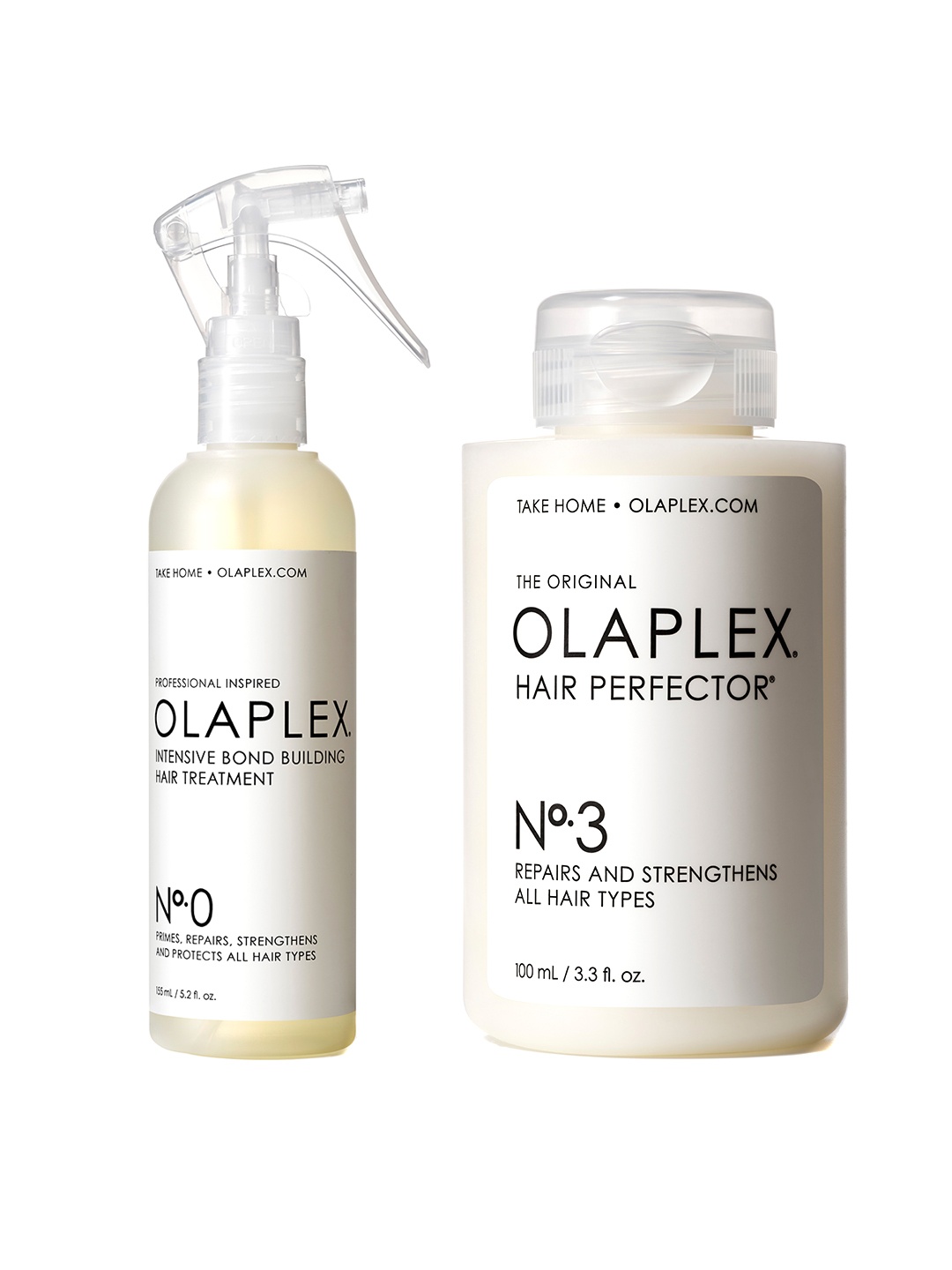 

OLAPLEX Set of No 3 Hair Perfector - 100 ml & No 0 Hair Treatment - 155 ml, Cream