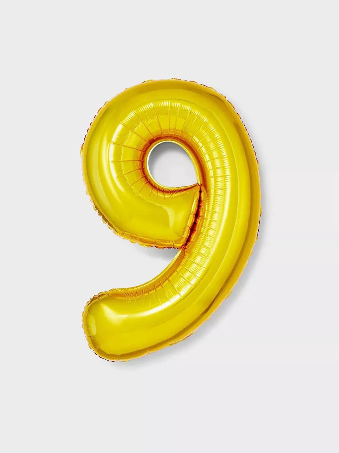 

Art Street Number 9 Foil Helium Balloon- 40.64 cm, Gold