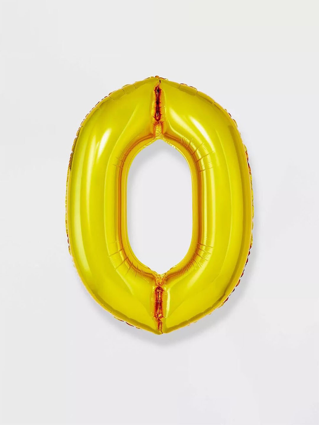 

Art Street Number 0 Foil Helium Balloon- 40.64 cm, Gold