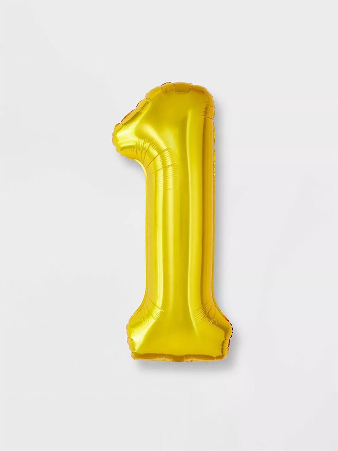 

Art Street Number 1 Foil Helium Balloon- 40.64 cm, Gold
