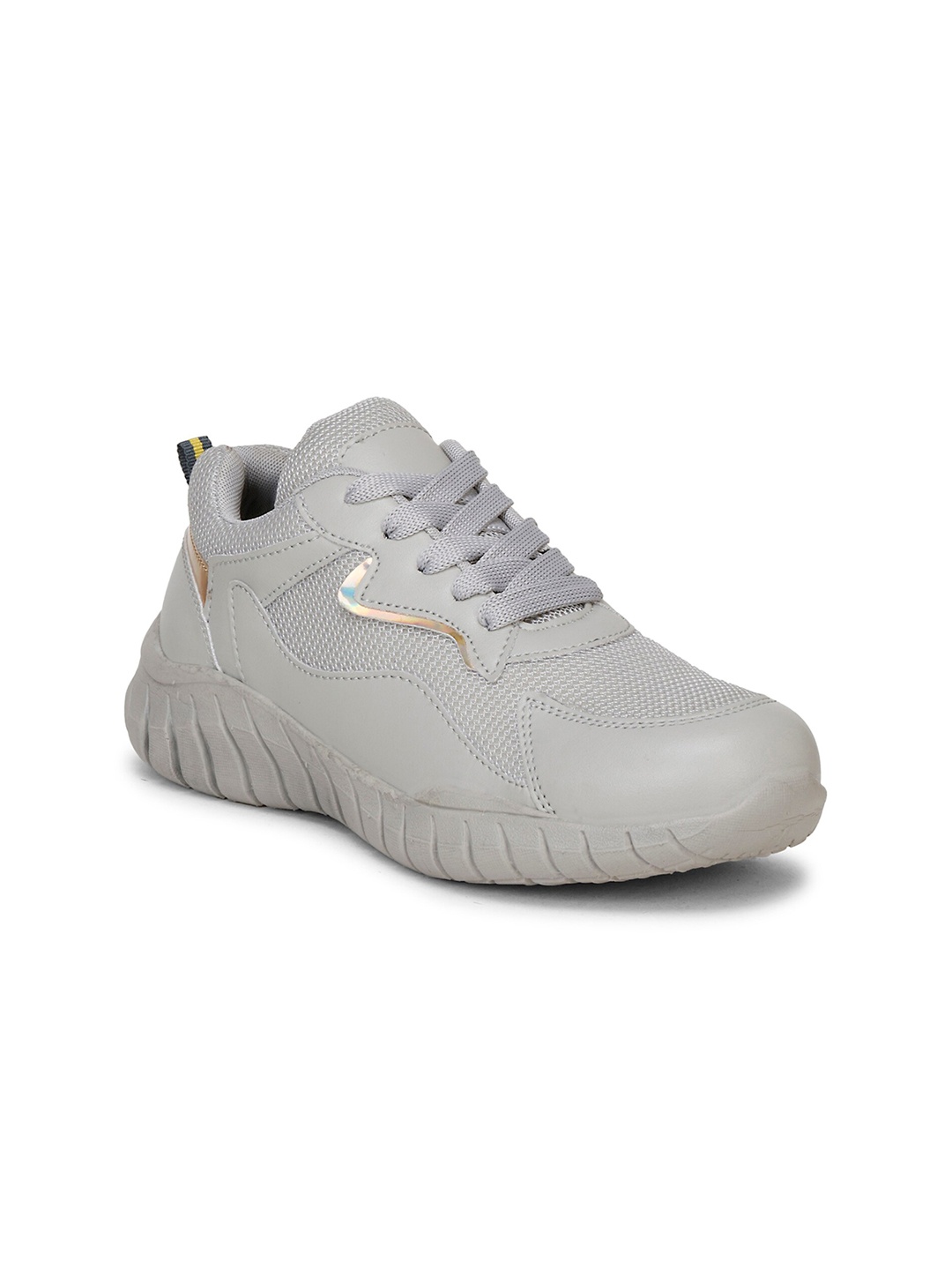 

AROOM Women Woven Design Sneakers, Grey