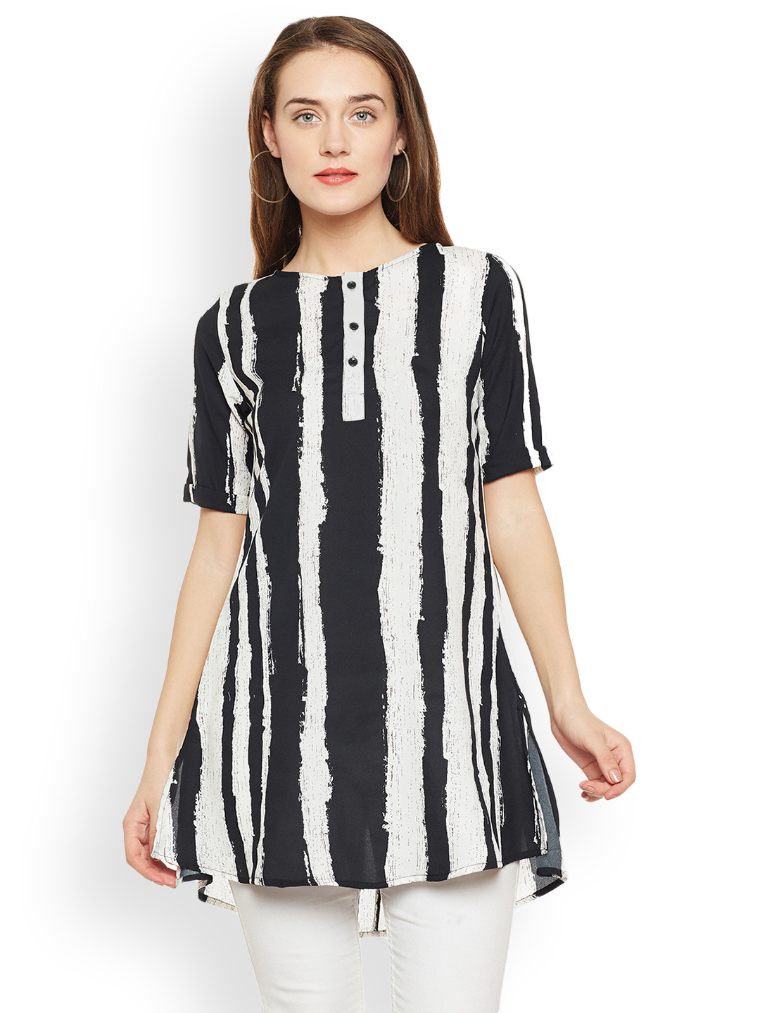 

Ruhaans Printed Tunic, Off white