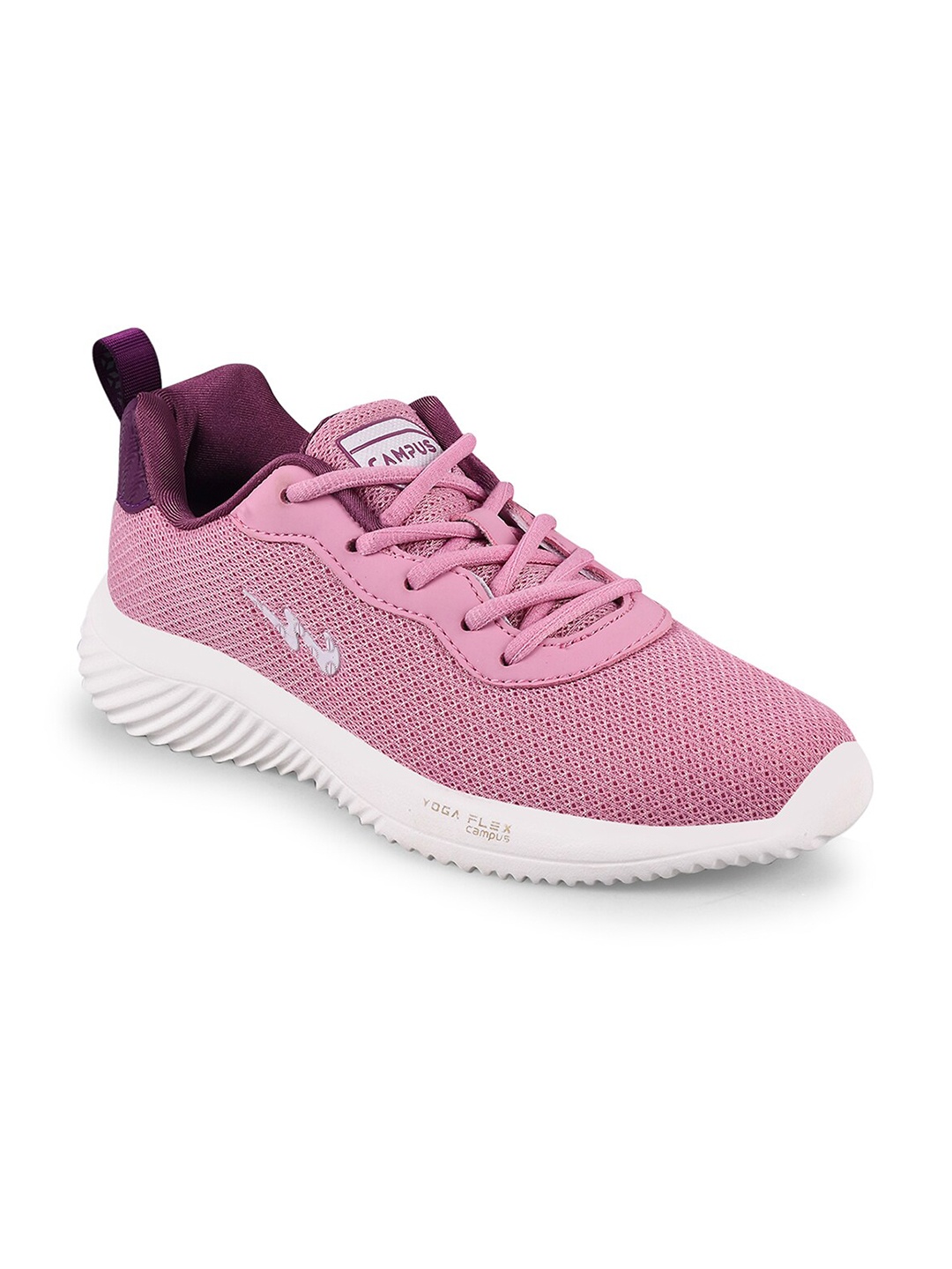 

Campus Women LISA Comfortable Mesh Running Non-Marking Shoes, Pink