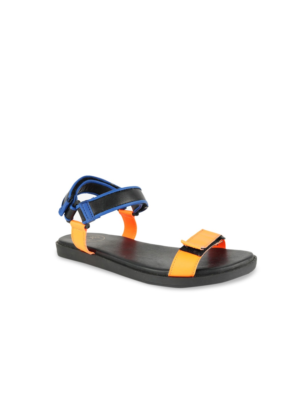 

MONKSTORY Men Drift Technical Velcro Closure Sports Sandals, Black