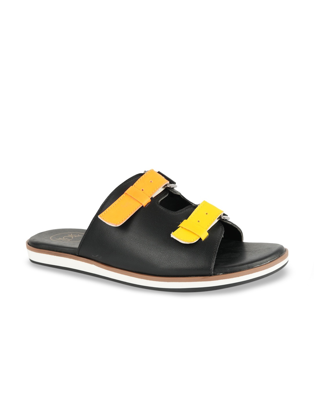 

MONKSTORY Men Drift Technical Comfort Sandals With Buckle Detail, Black