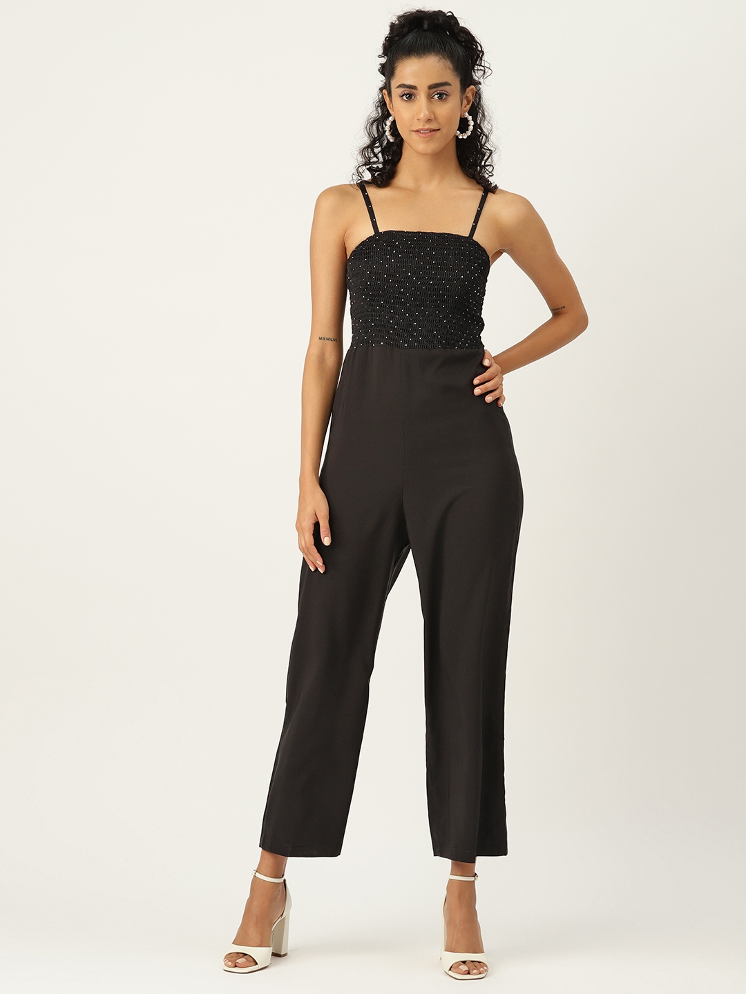 

Sleek Italia Black Basic Jumpsuit