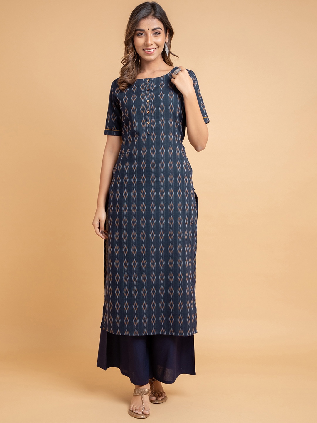 

SUTI Ethnic Motifs Printed Kurta, Blue