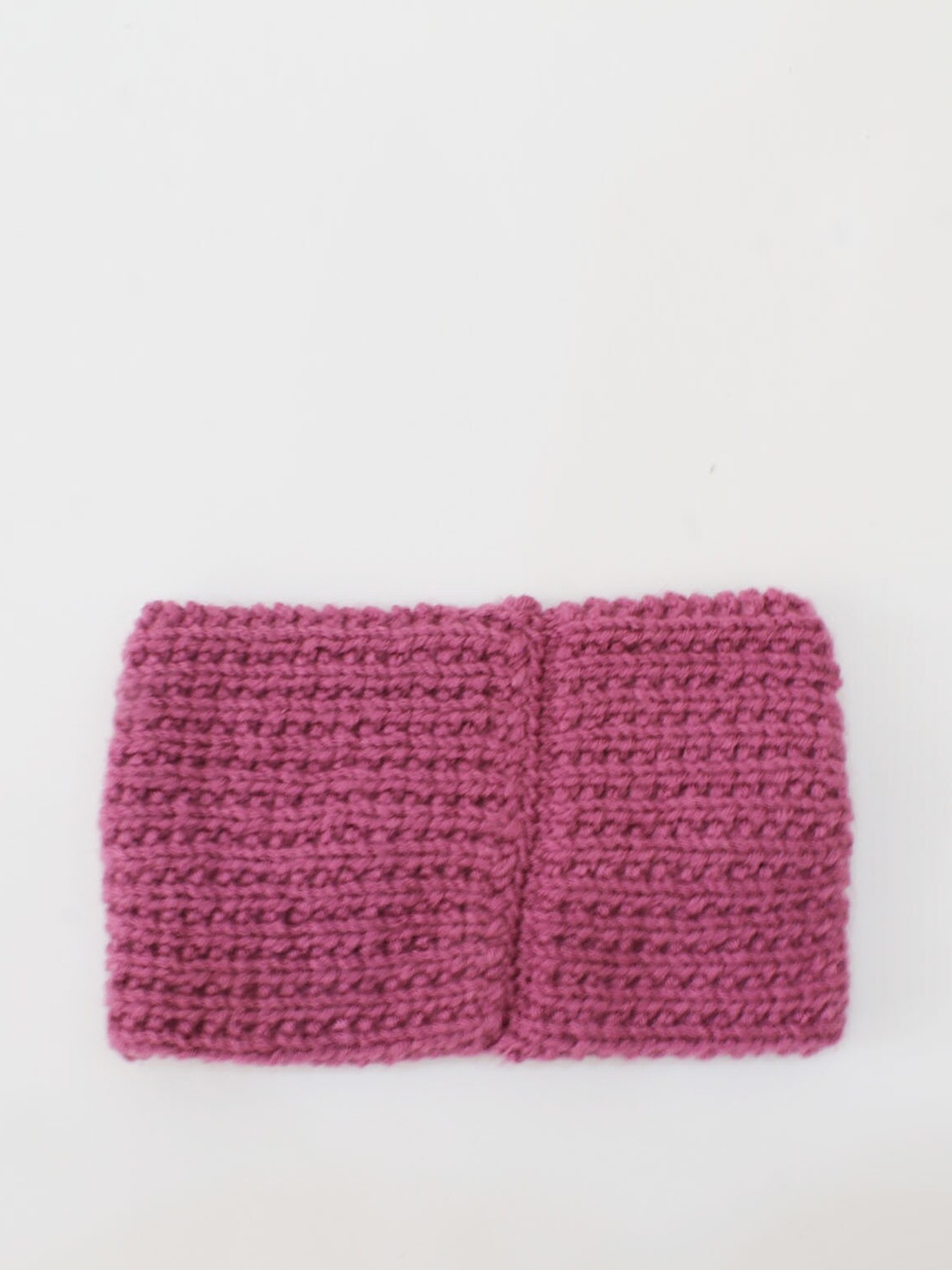 

Velvery Women Self-Design Woollen Chill Wrap Headband, Purple