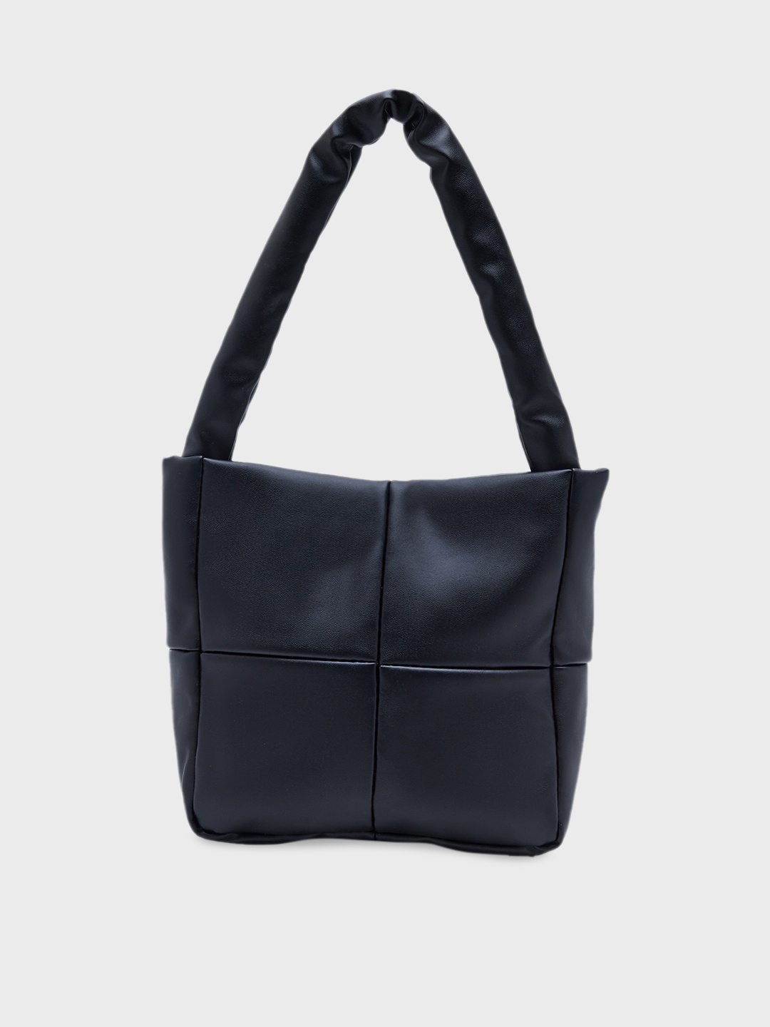 20Dresses Black Oversized Structured Tote Bag