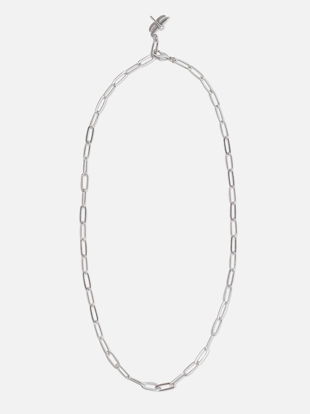 

Tipsyfly Brass-Plated Medium Staple Chain, Silver