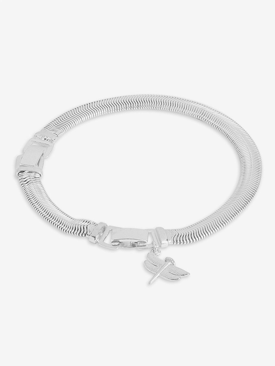 

Tipsyfly Women Silver-Plated Link Bracelet