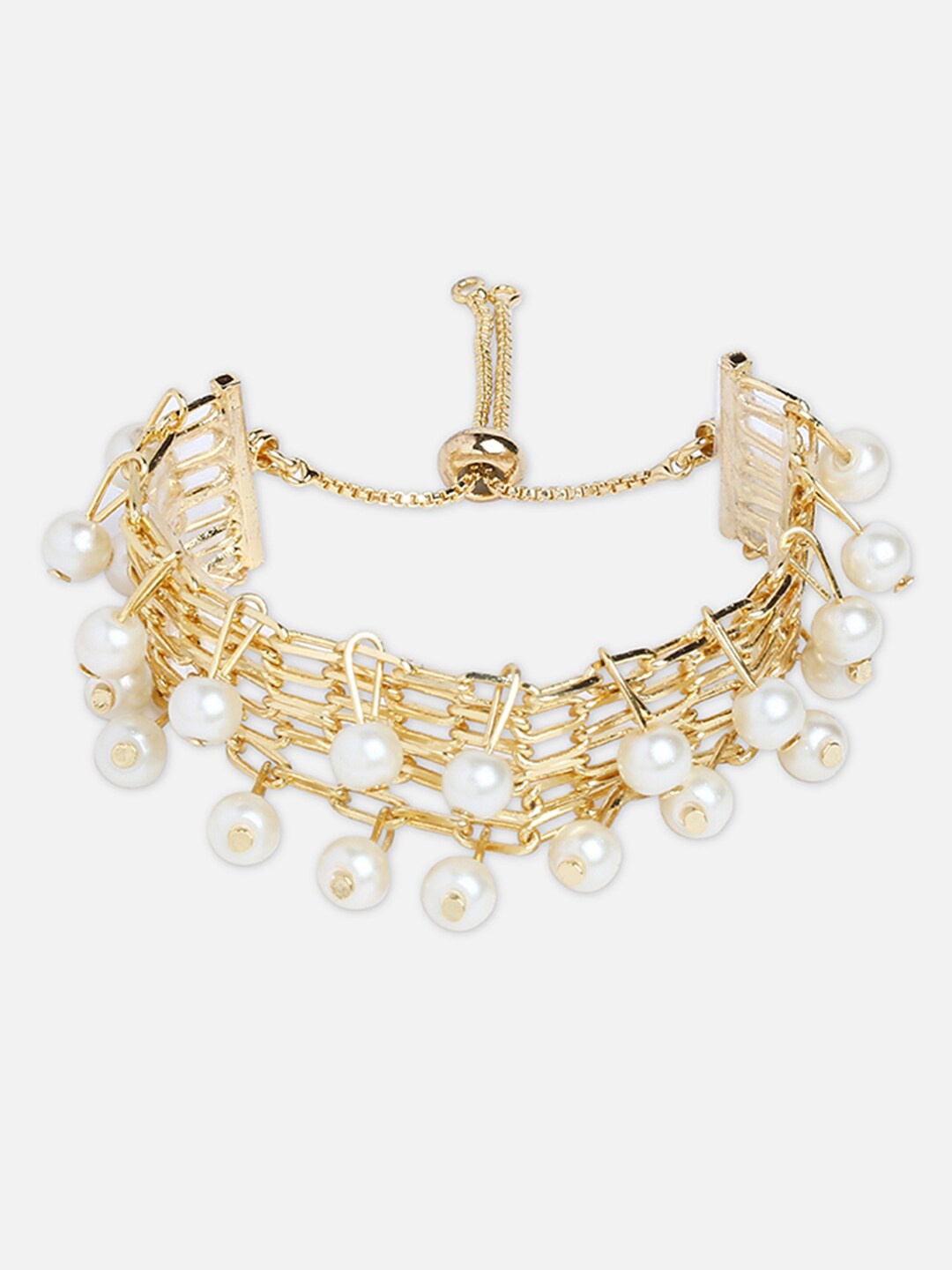 

Tipsyfly Brass-Plated Cuff Bracelet, Gold