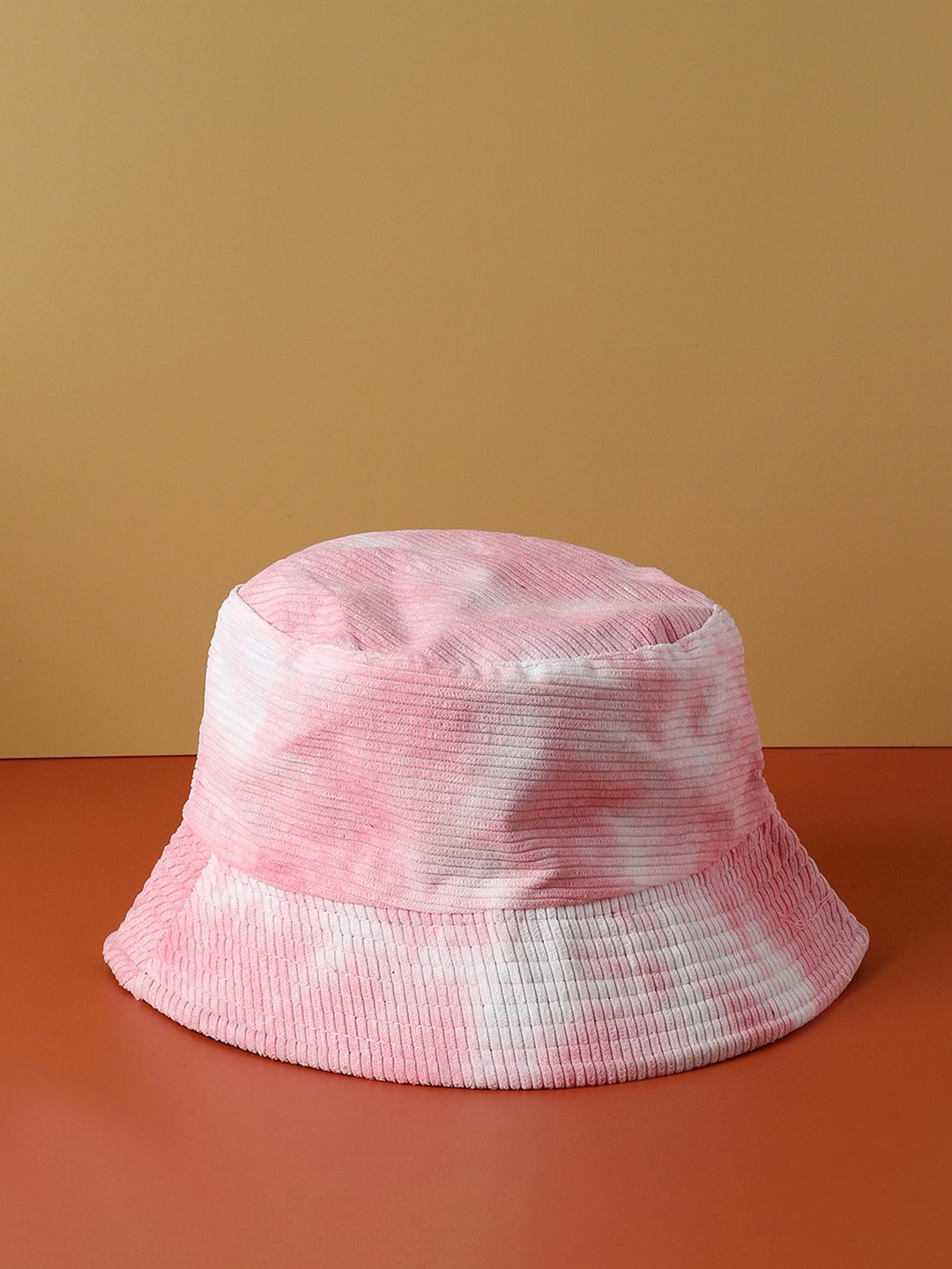 

French Accent Men Tie-Dye Bucket Hat, Pink