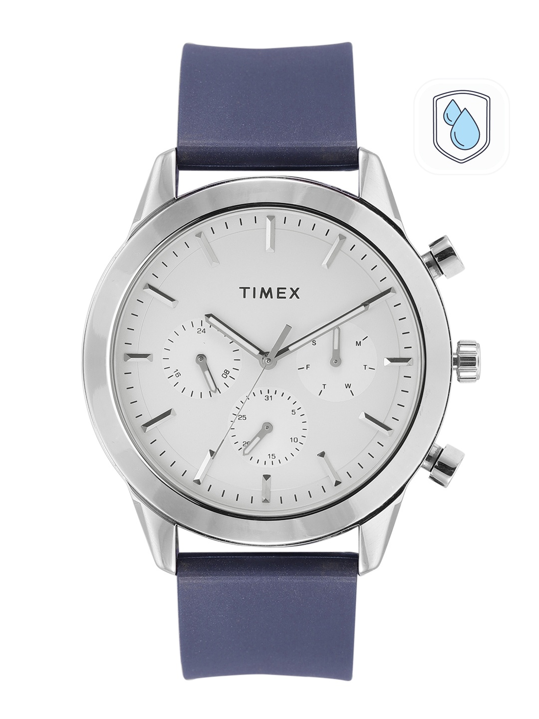 

Timex Men Analogue Chronograph Watch TWEG185SMU01, White