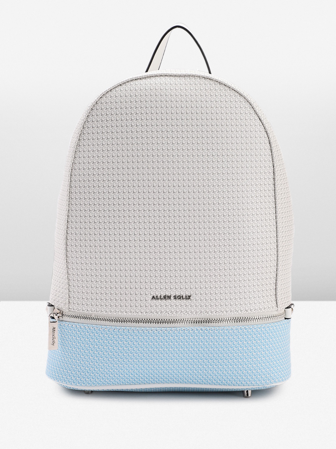 

Allen Solly Women Brand Logo Printed Backpack, Grey