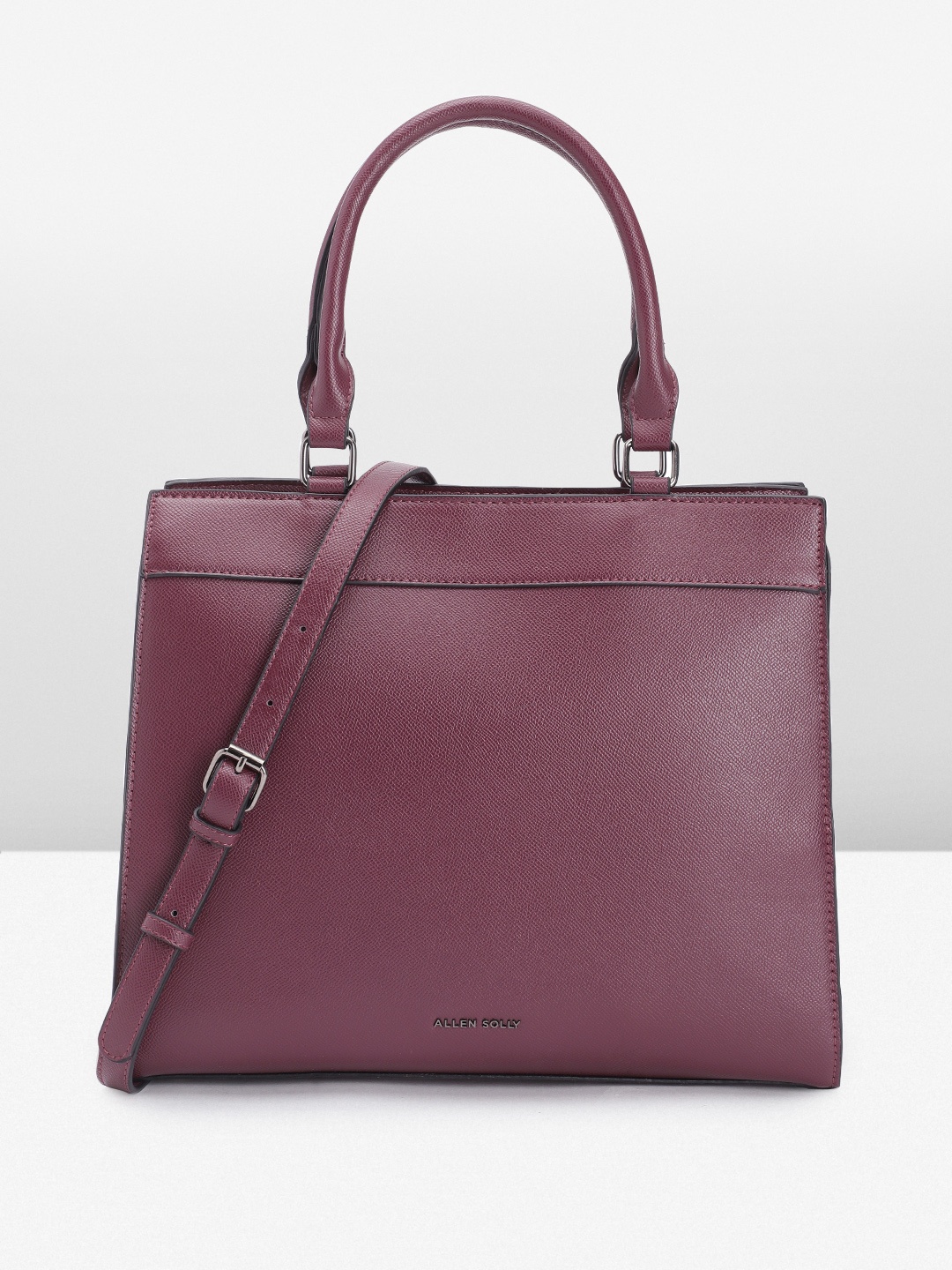 

Allen Solly Structured Handheld Bag, Purple