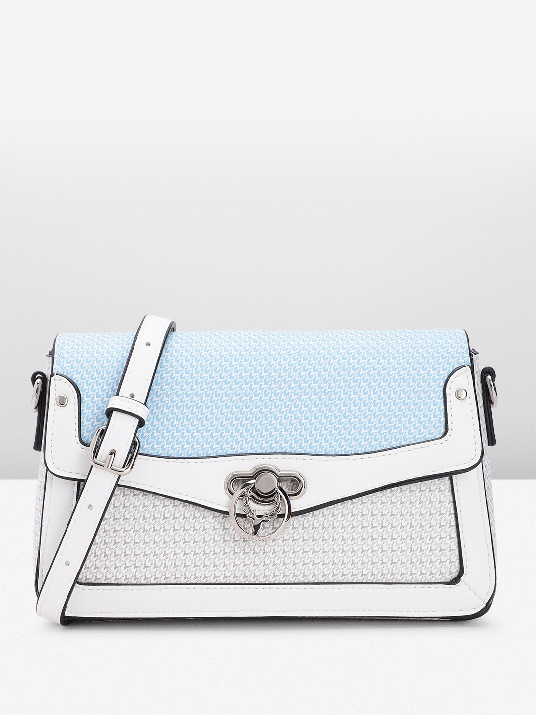 

Allen Solly Women Printed Sling Bag, White