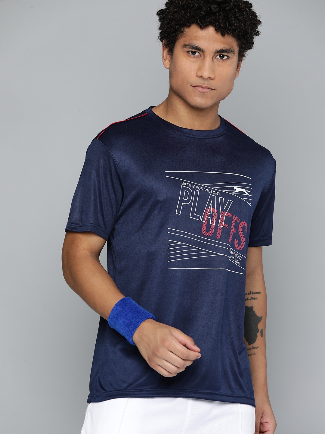 

Slazenger Typography Printed T-shirt, Navy blue