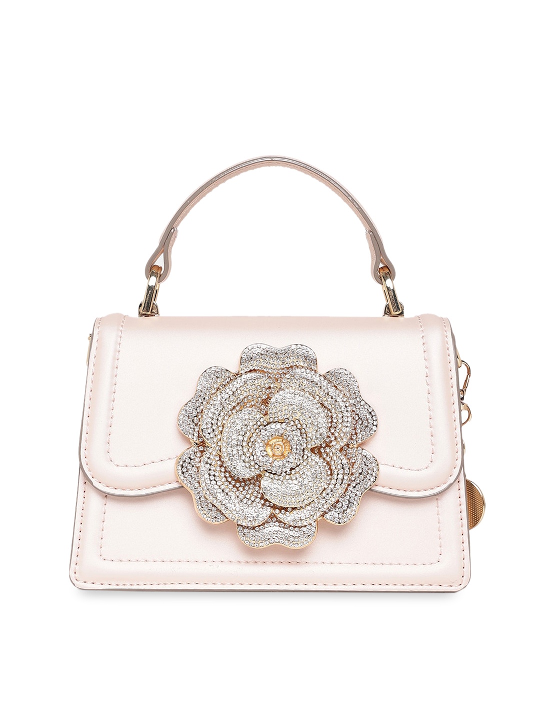 

ALDO Embellished Structured Satchel, Pink