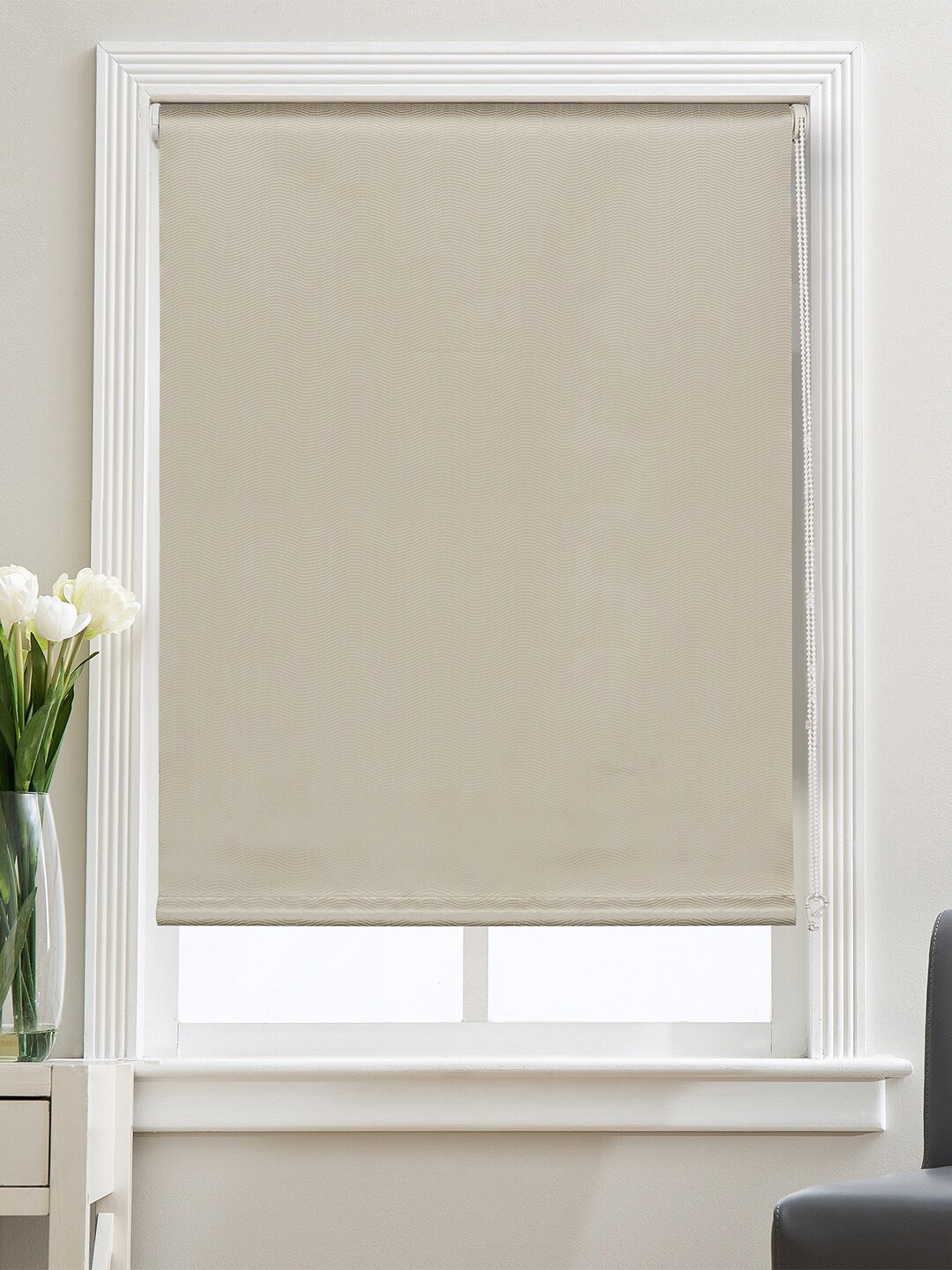 

Deco Window Beige Black Out Jacquard Roller Window Blinds