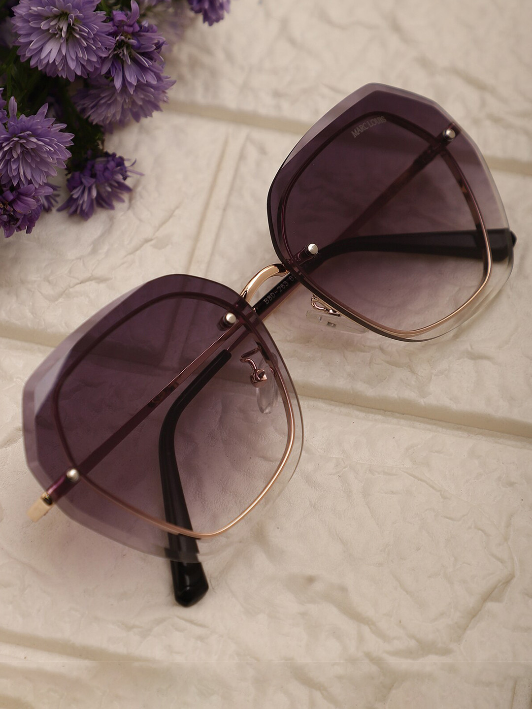 

MARC LOUIS Other Sunglasses With UV Protected Lens ML B80-263 GOLDEN GREY 1 SG, Gold