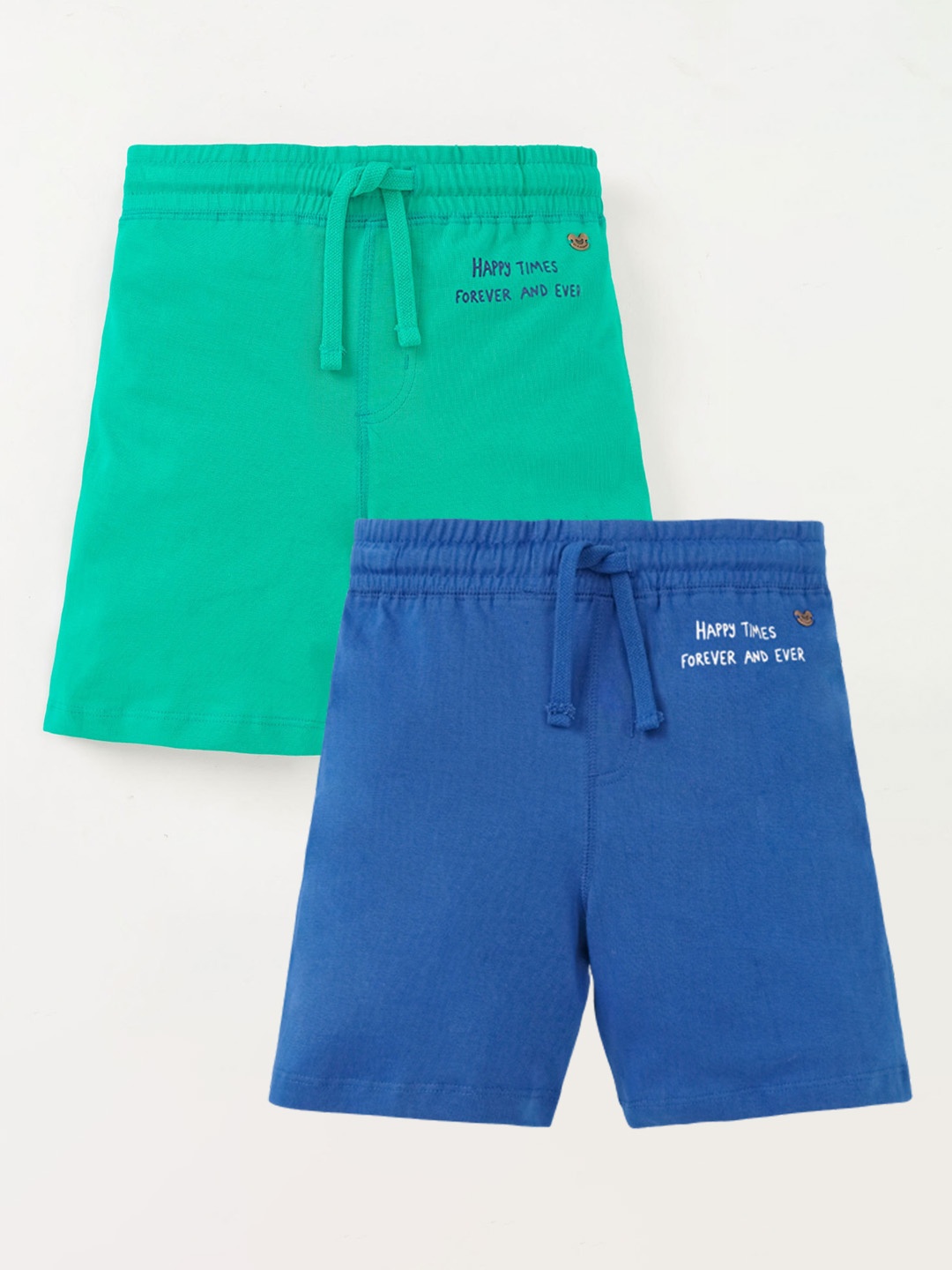 

Ed-a-Mamma Boys Pack Of 2 Mid-Rise Above Knee Regular Shorts, Green