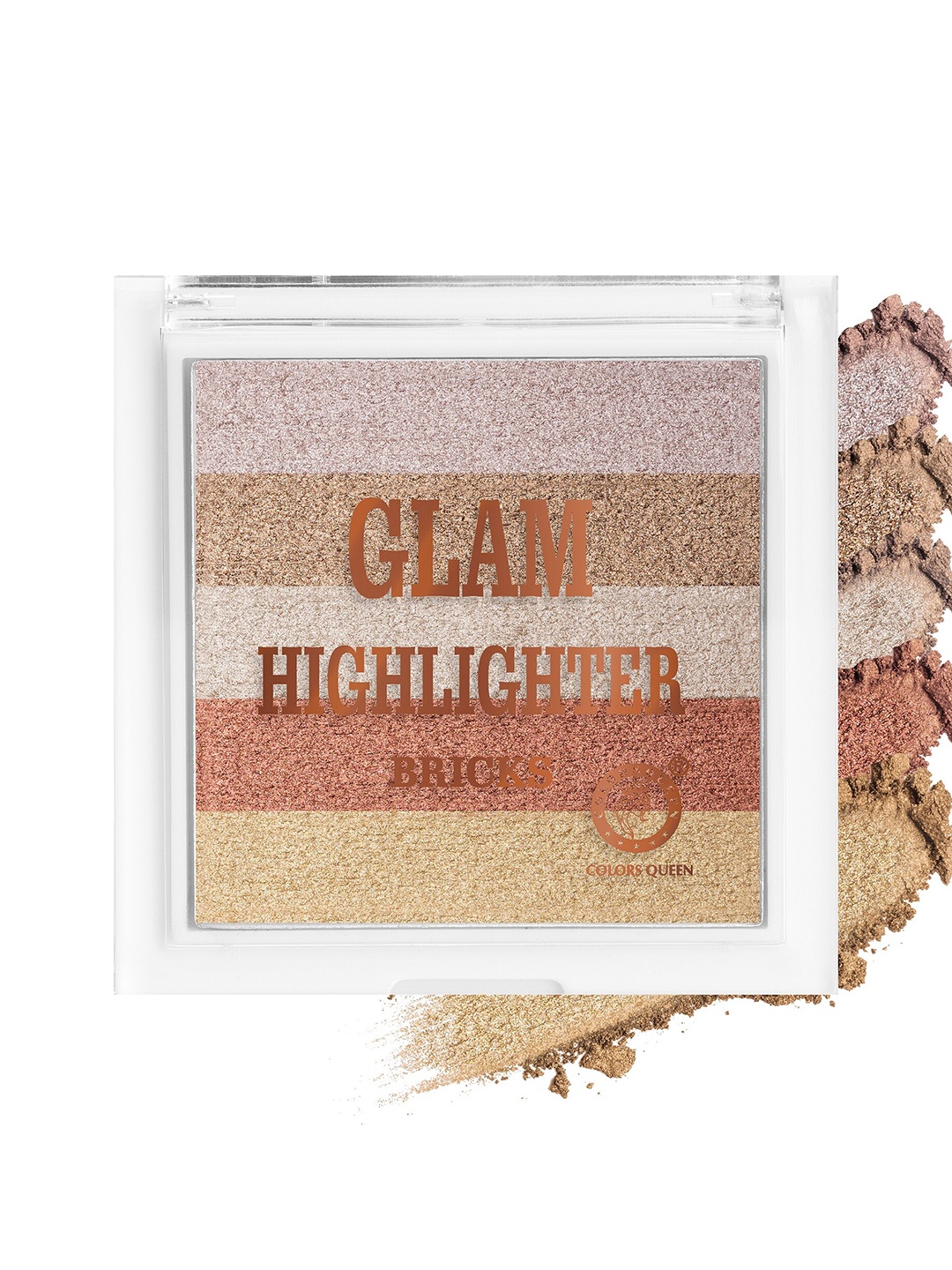 

Colors Queen Shimmer Glam Brick Highlighter 12g - Shade 03, Gold
