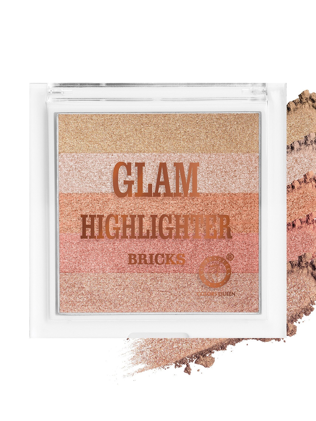 

Colors Queen Shimmer Glam Brick Highlighter 12g - Shade 02, Pink