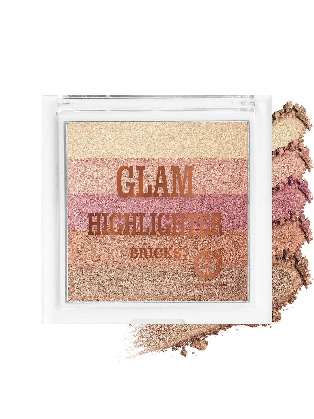 

Colors Queen Shimmer Glam Brick Highlighter 12g - Shade 04, Pink