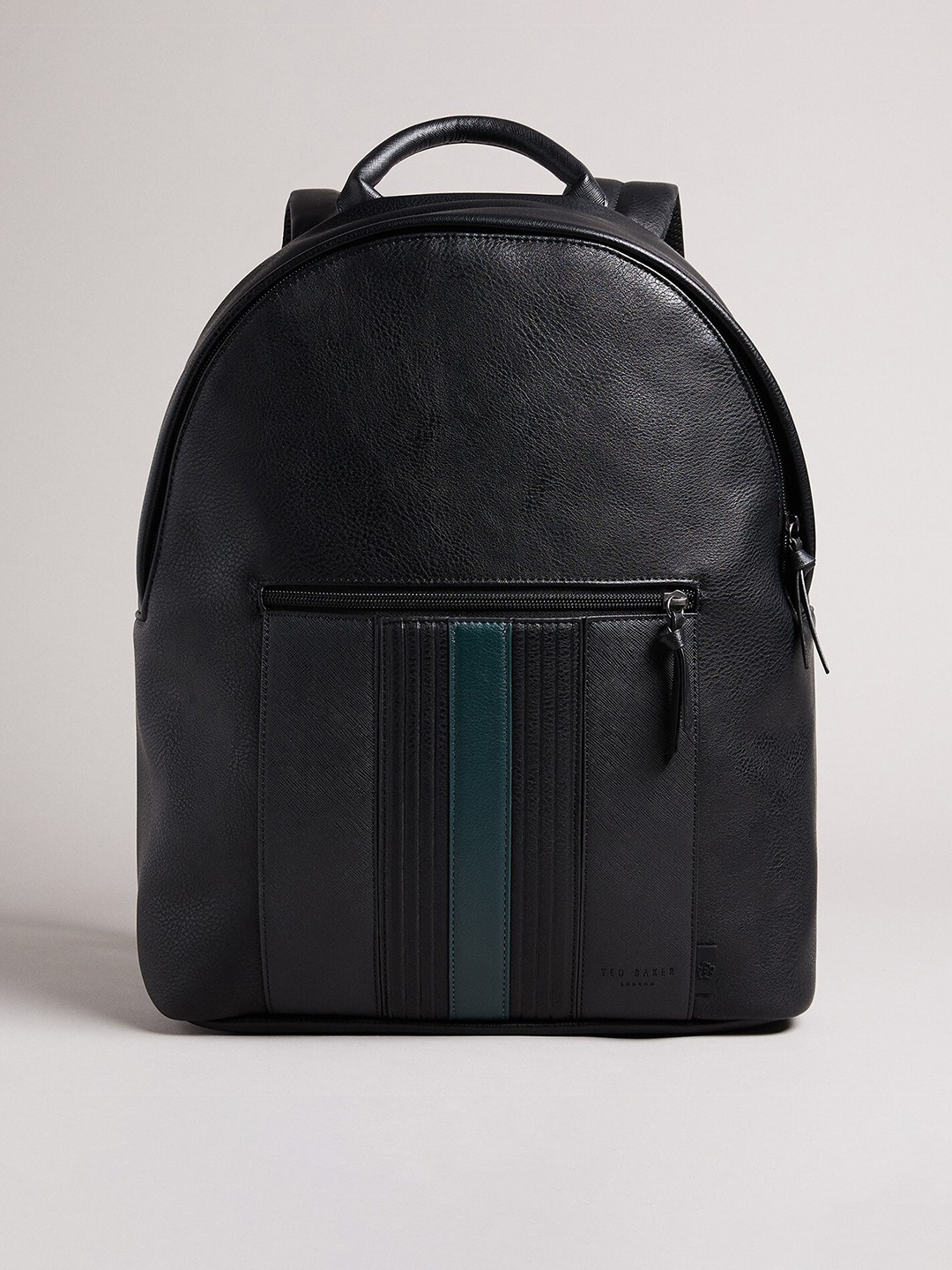 

Ted Baker Men Striped Textured Backpack, Black