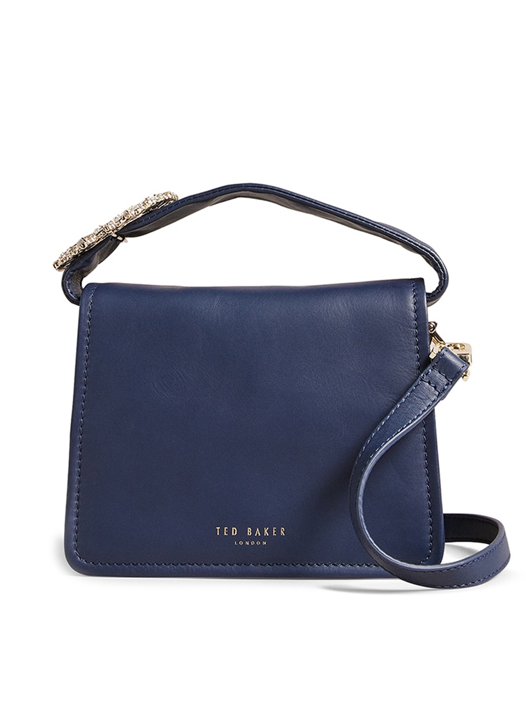 

Ted Baker Leather Swagger Handheld Bag, Blue