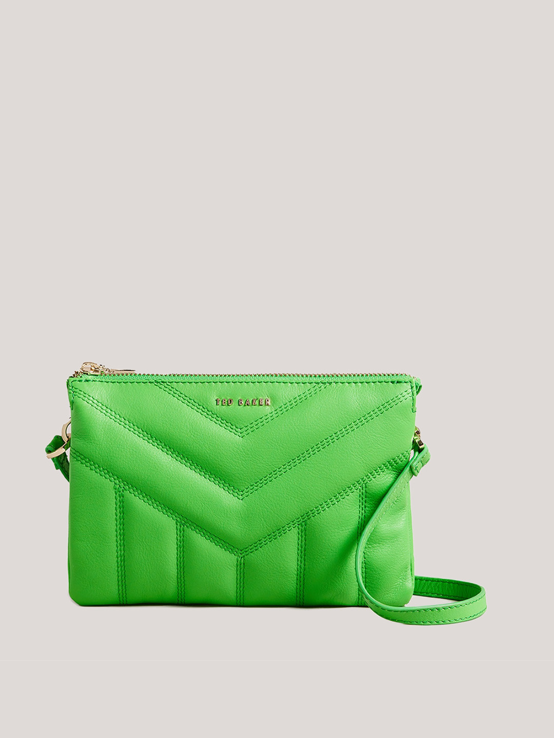 

Ted Baker Leather Bucket Handheld Bag, Green