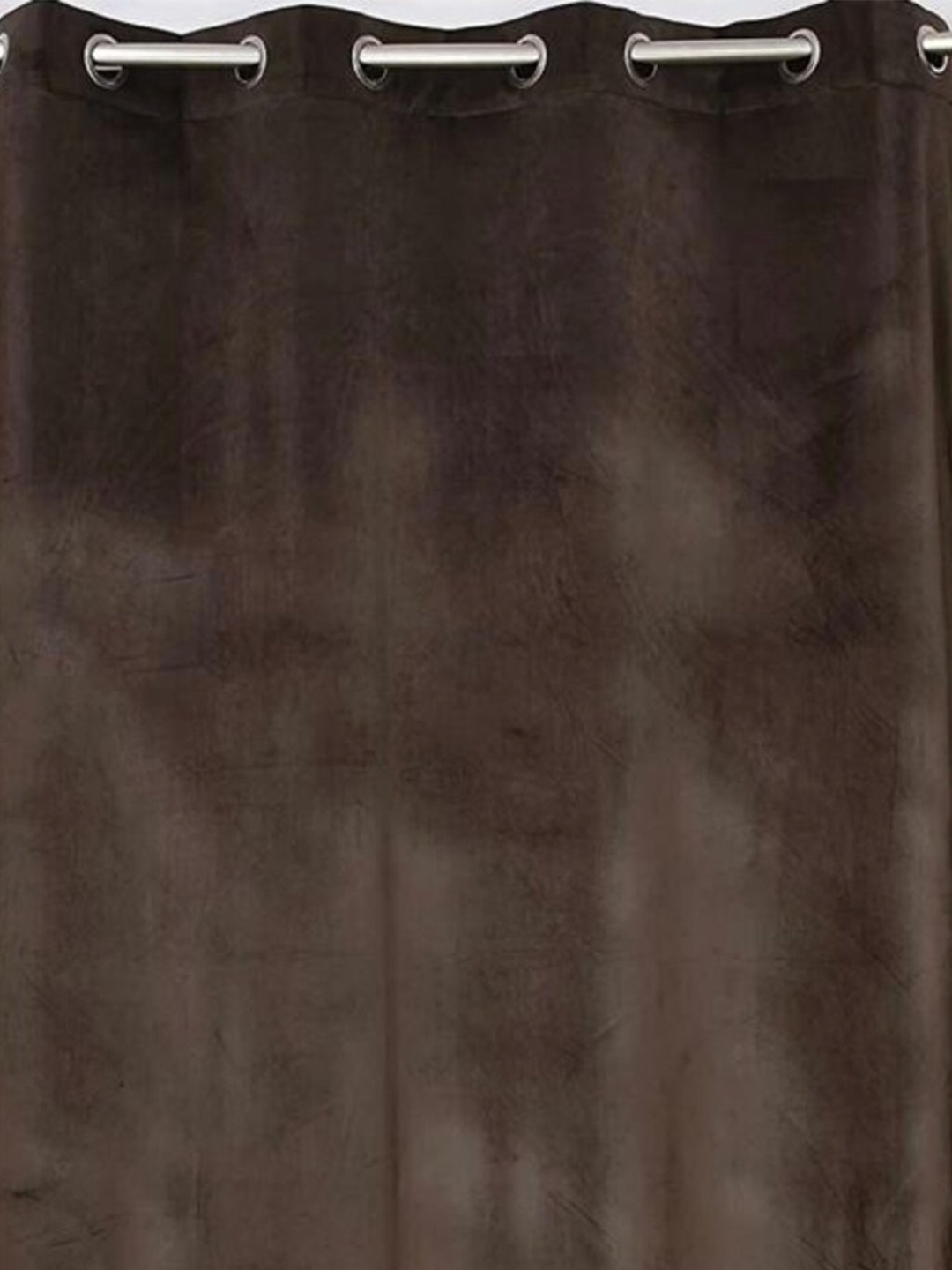 

INDHOME LIFE Coffee Brown Black Out Velvet Door Curtain