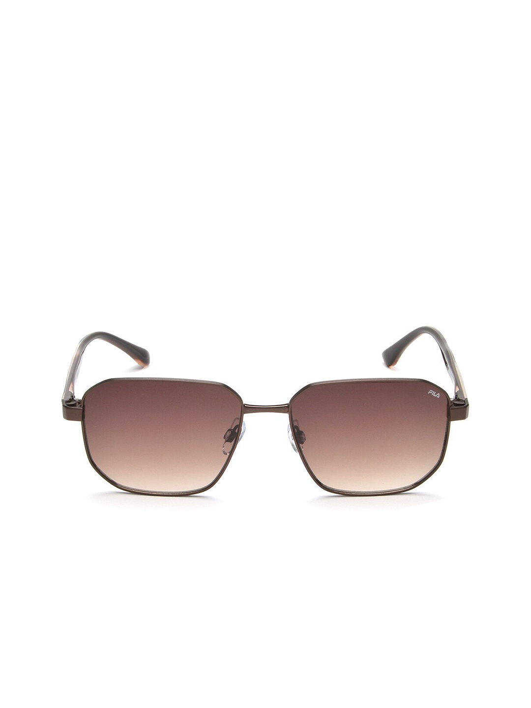 

FILA Men Square Sunglasses With UV Protected Lens SFI229K56306SG, Brown